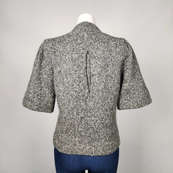 Kersh Grey Knitted Cotton Blend Cardigan Size M - Picture 7 of 10